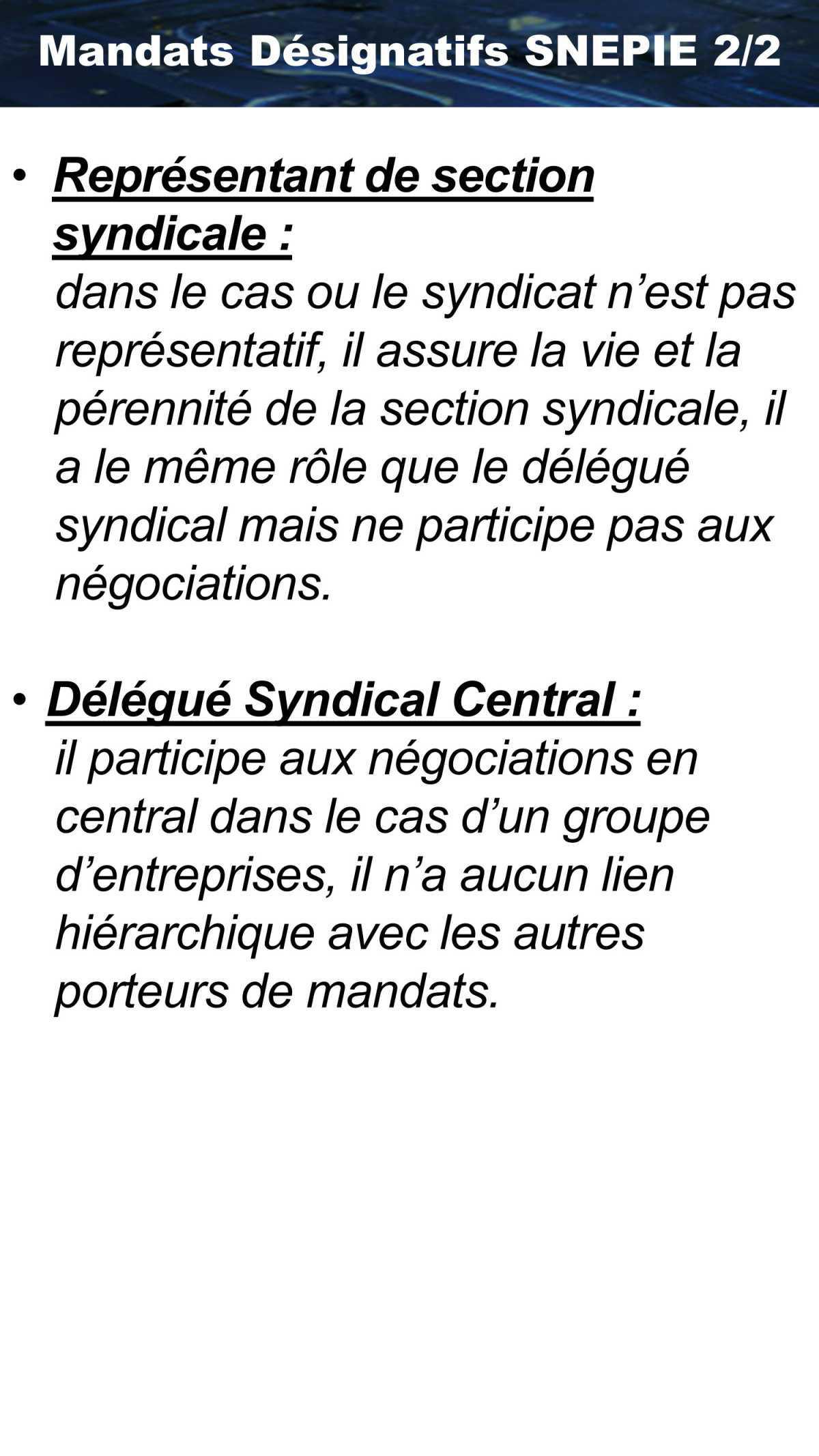 Un petit guide pour les nouveaux adhérents...