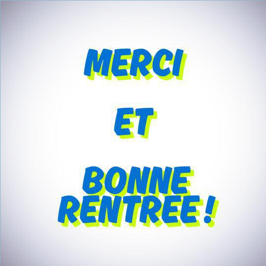 On vous remercie - La CFE-CGC présente ses élus et vous souhaite une bonne rentrée