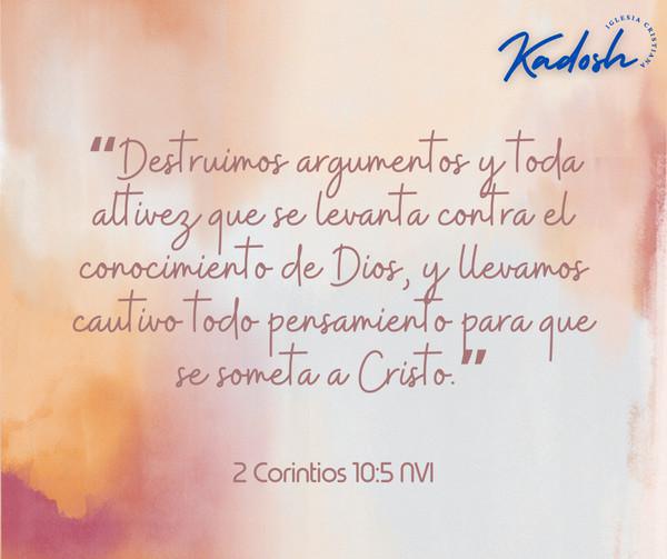 Destruyamos todo mal pensamiento