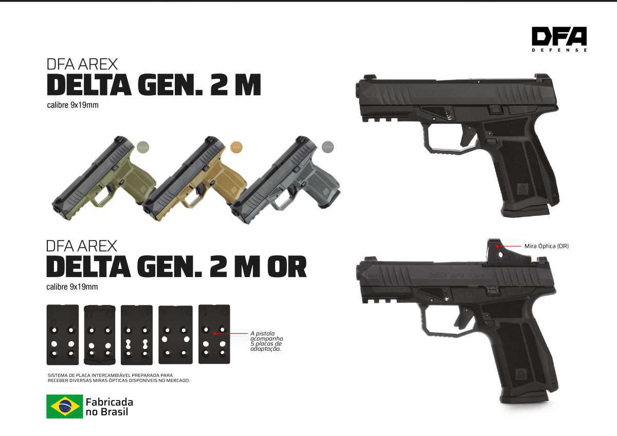 CATÁLOGO DE PISTOLAS DFA AREX 