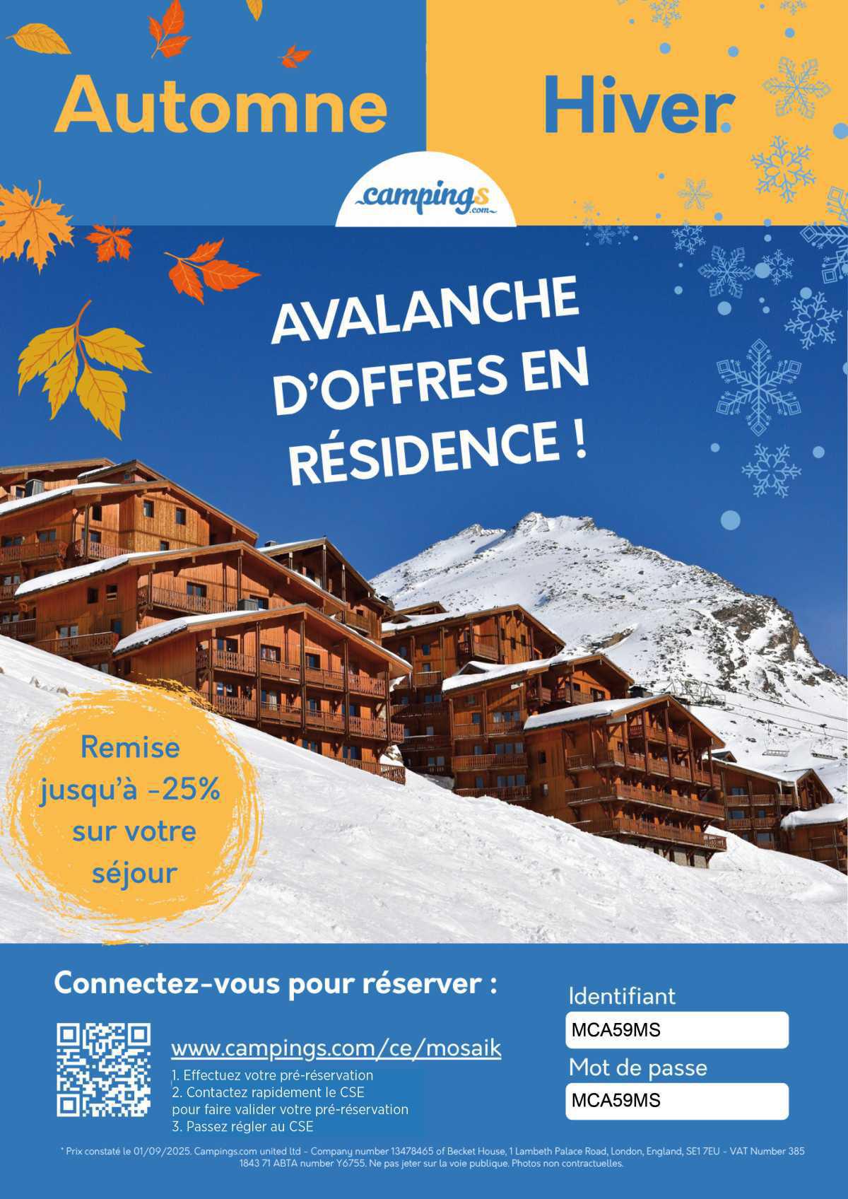 Offre toutes saisons Campings.com