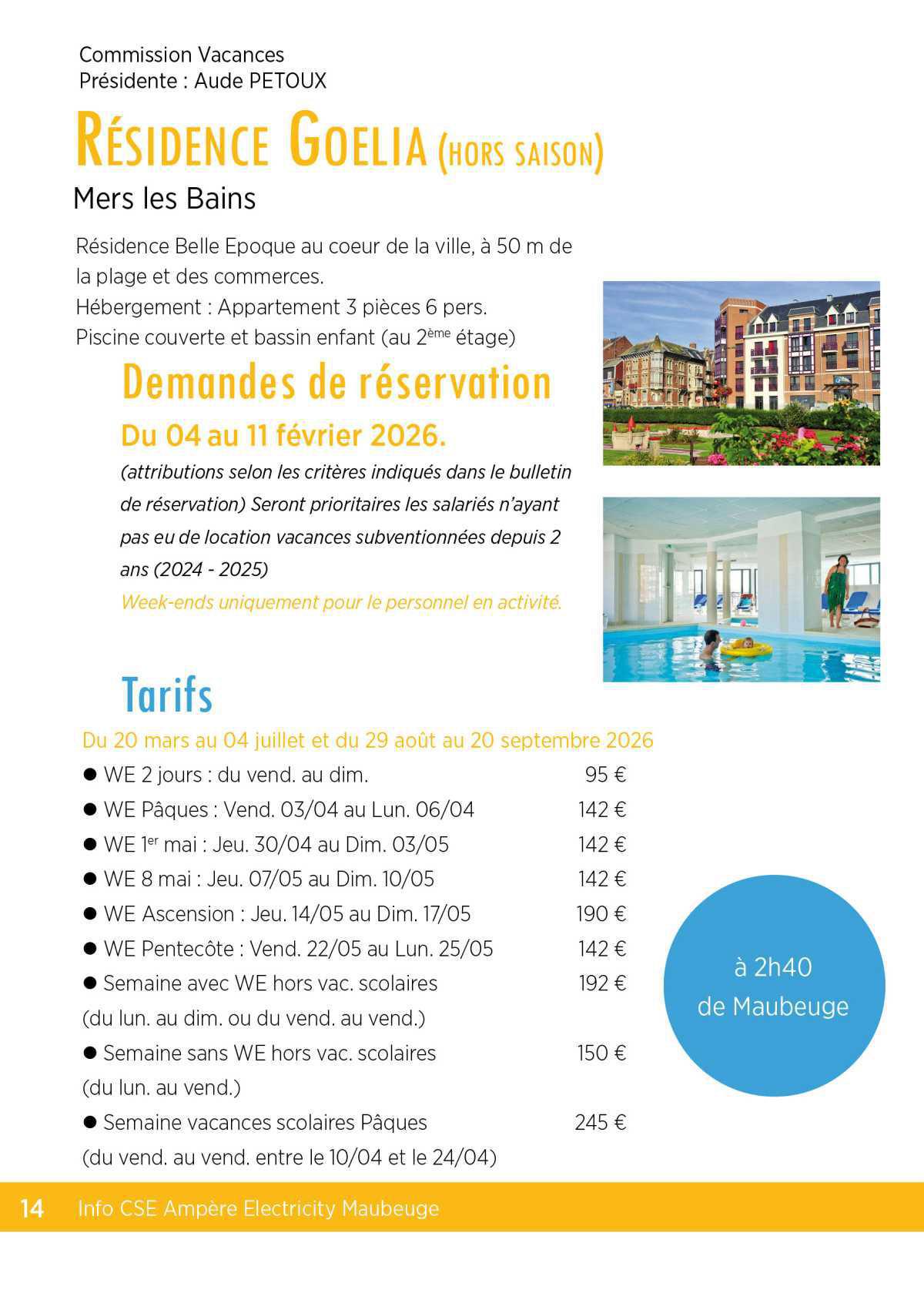 Hors saison Belle Epoque Mers les Bains