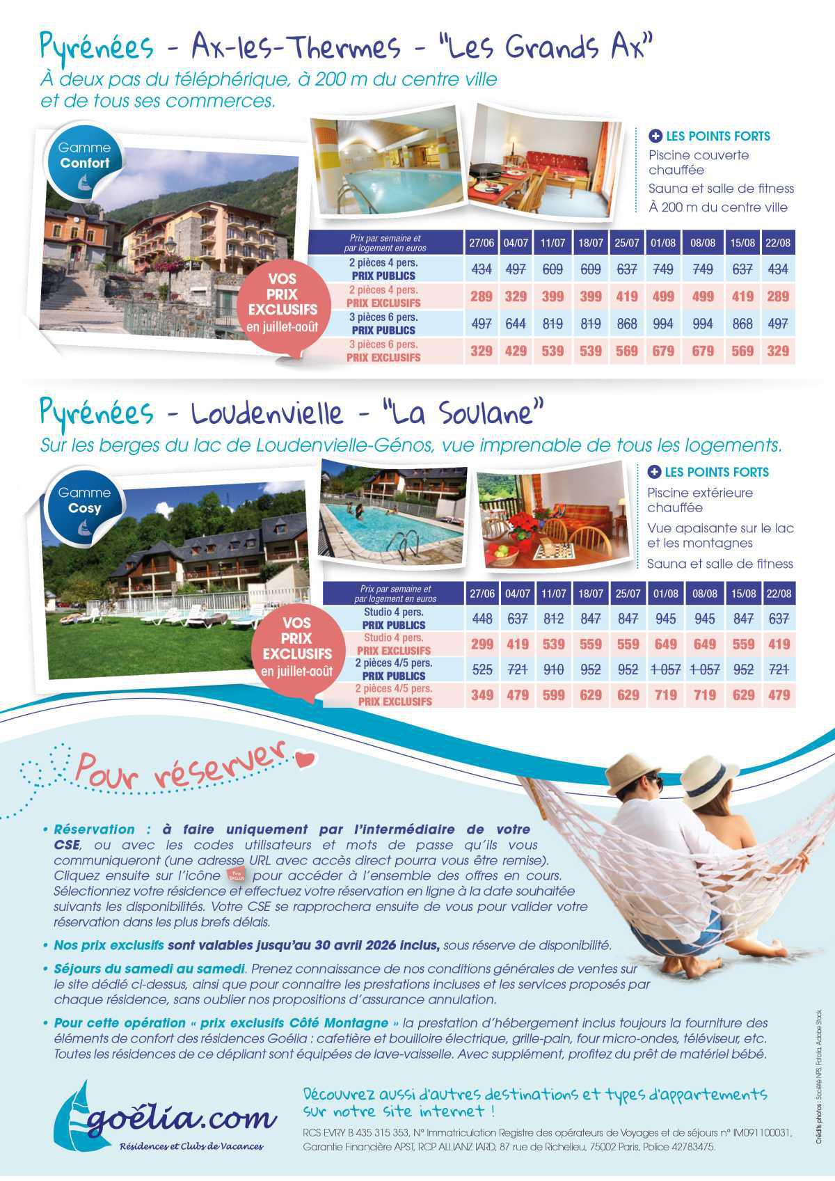 Offre toutes Saisons Goelia.com