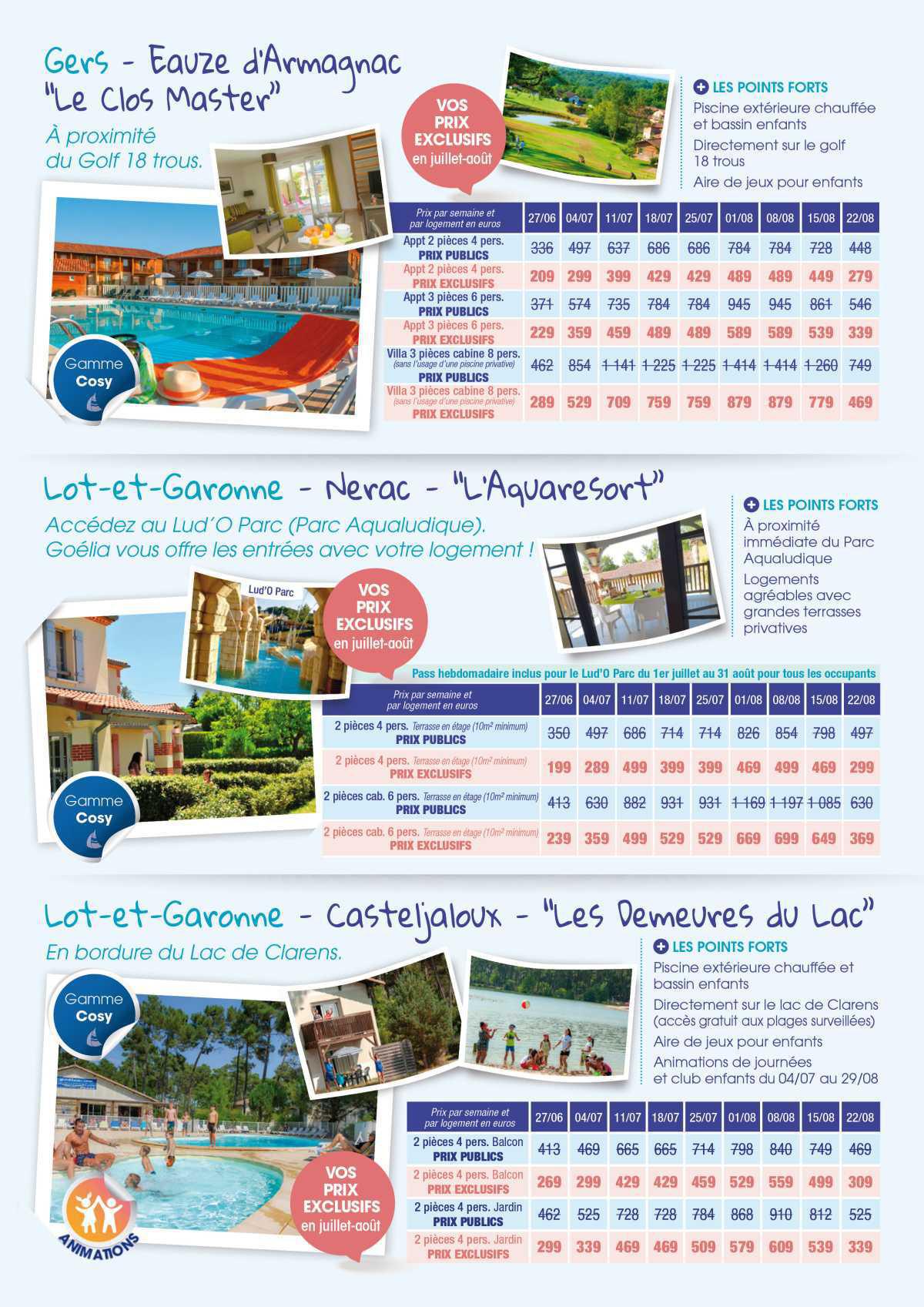 Offre toutes Saisons Goelia.com