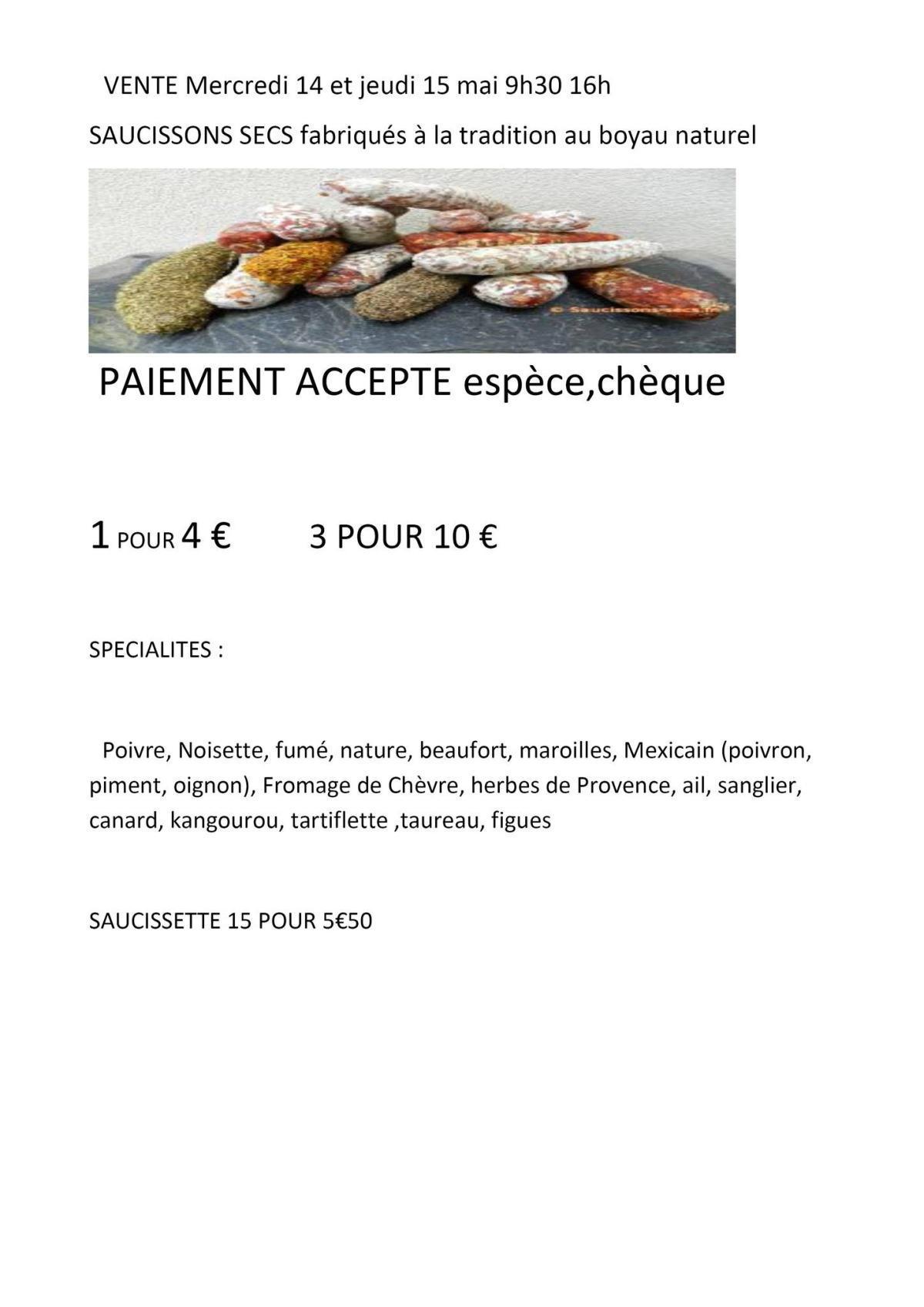 Saucissons
