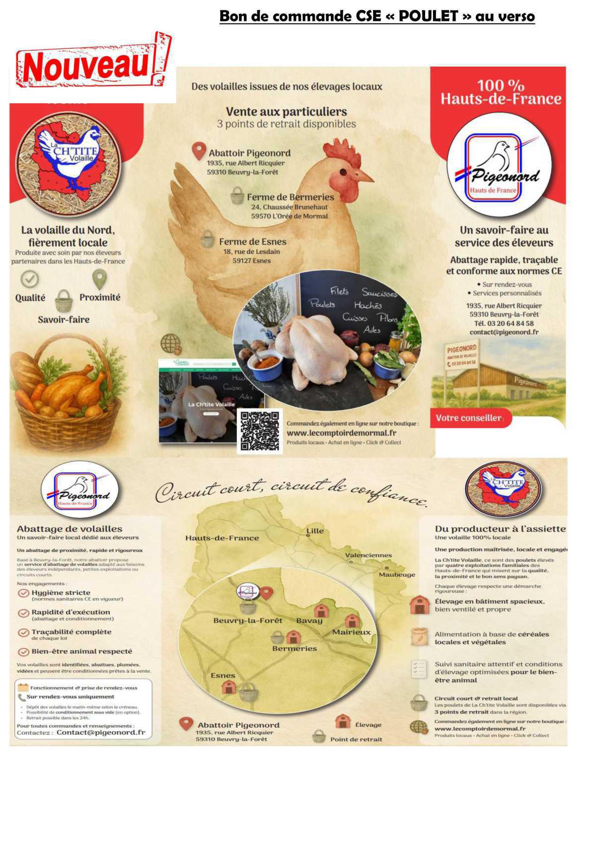 Poulet Pigeonord Poulet Pigeonord