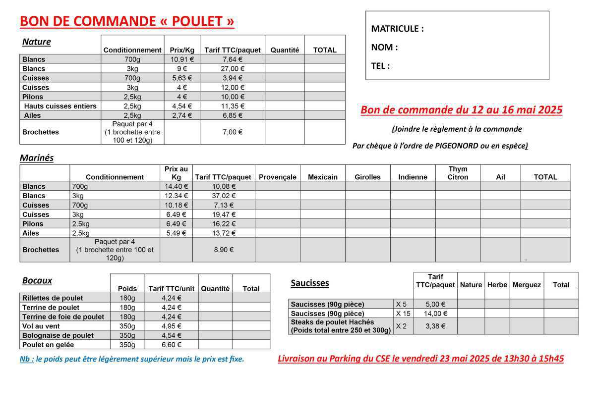 Poulet 