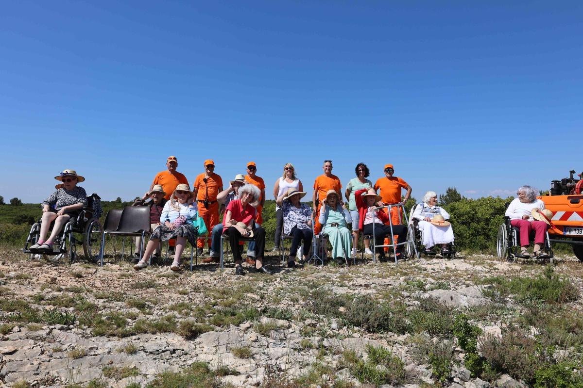 Une parenthèse en colline pour les résidents de la maison de retraite !