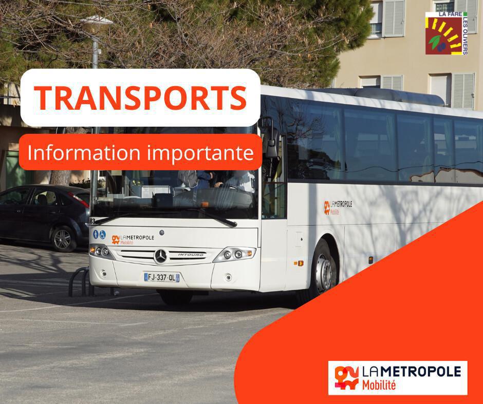 Transports - déviation de la ligne 16