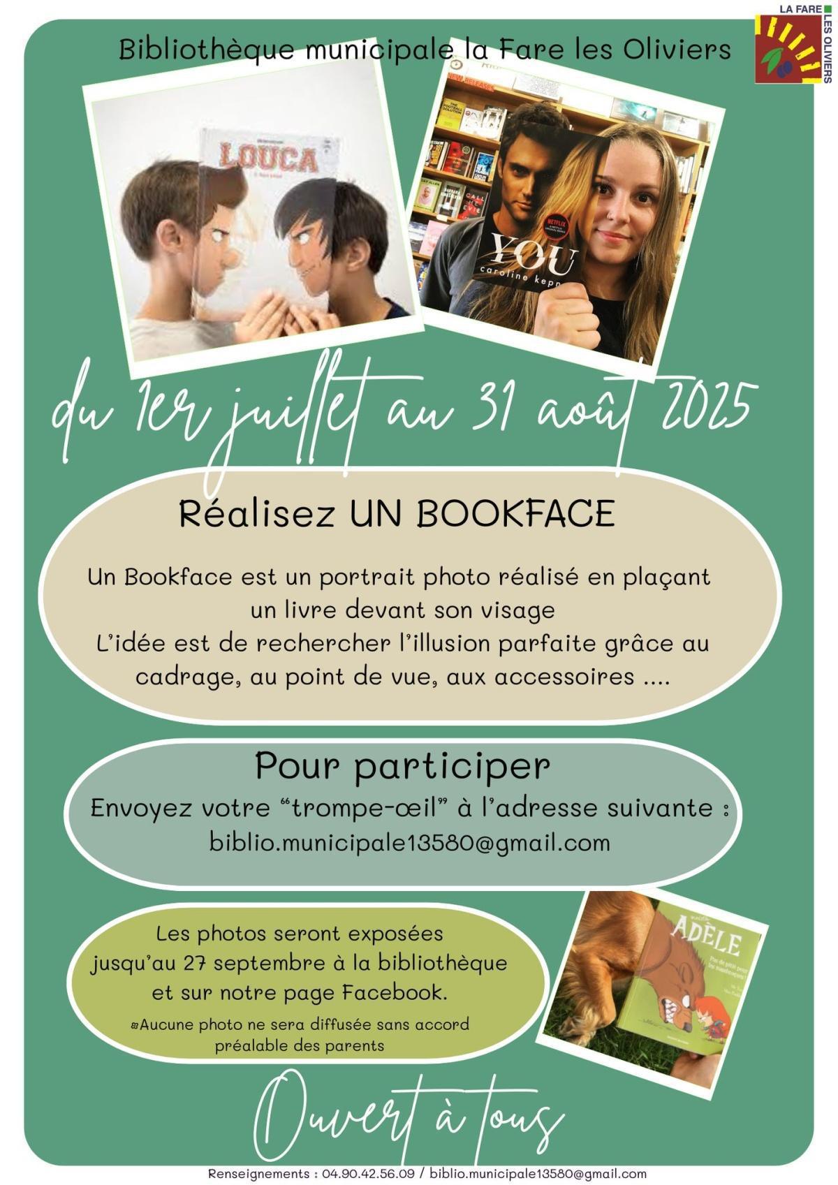 Bibliothèque municipale : Réaliser un " Bookface" 