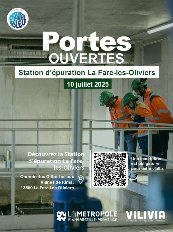 Ce jeudi 10 juillet, la société Vilivia ouvre les portes de la station d'épuration de La Fare les Oliviers