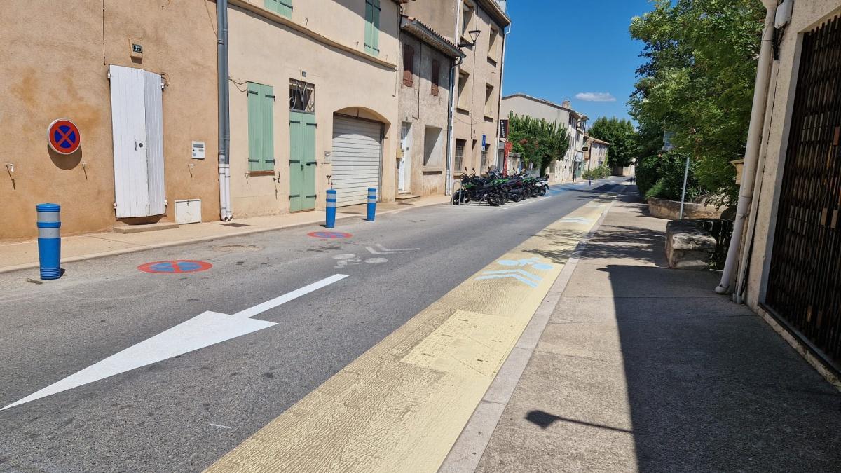 Fin des travaux de peinture sur les avenues Pasteur et Foch