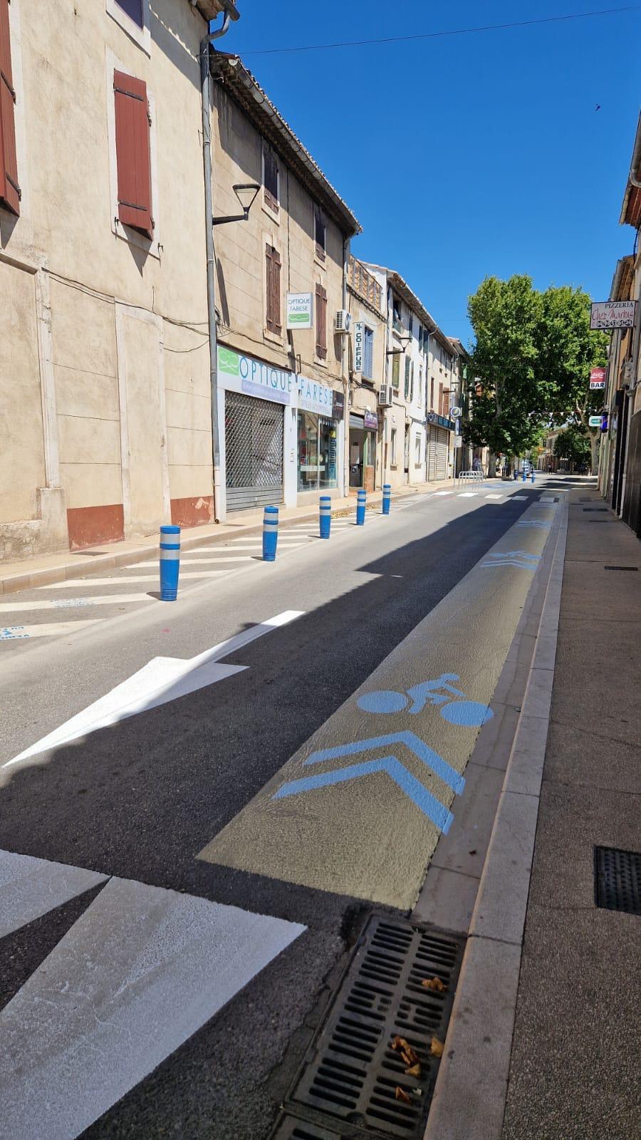 Fin des travaux de peinture sur les avenues Pasteur et Foch