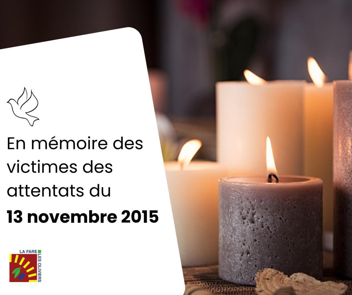 Cérémonie d'hommage aux victimes des attentats du 13 novembre 2015