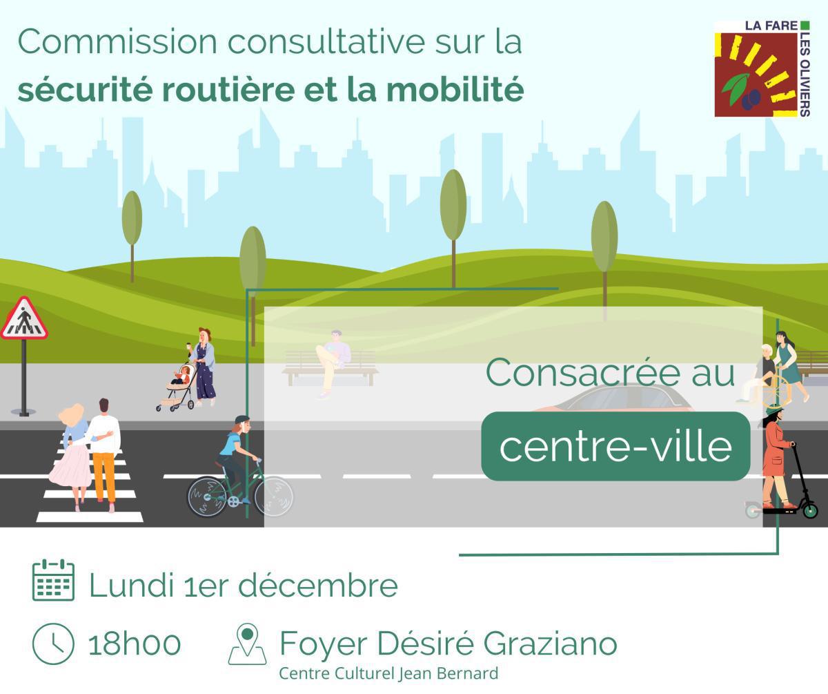 Dernier rendez-vous de 2025 de la Commission consultative sur la sécurité routière et la mobilité