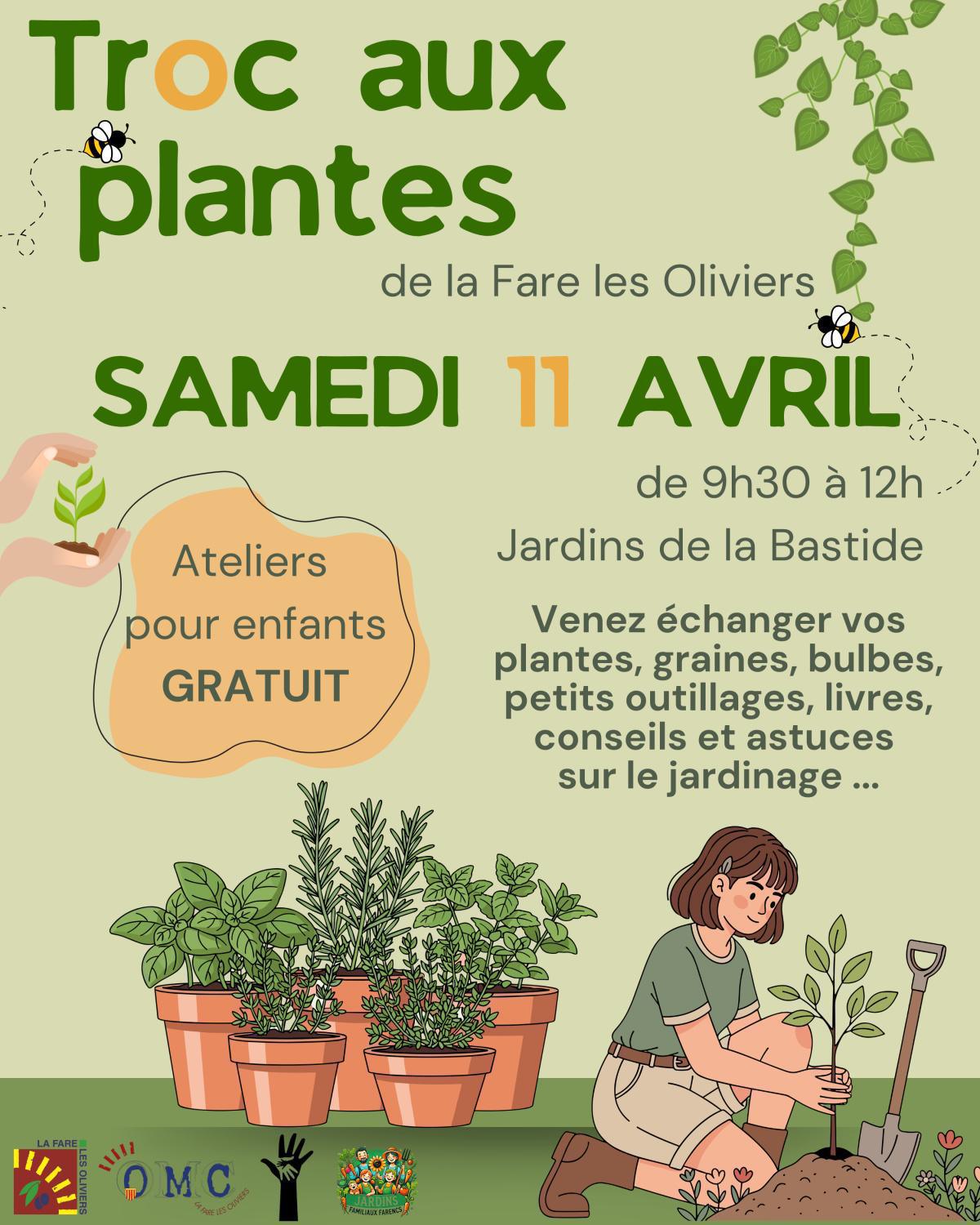 Avis aux jardiniers amateurs : le Troc aux Plantes, c’est dans un mois !