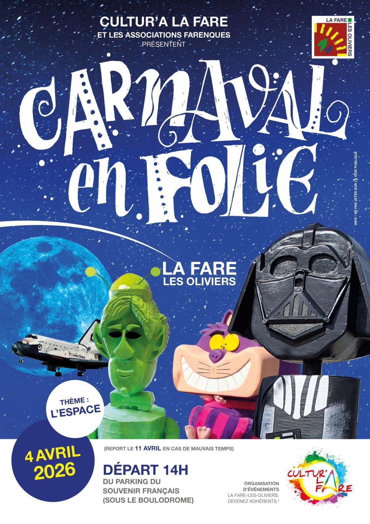Info circulation – carnaval du samedi 4 avril