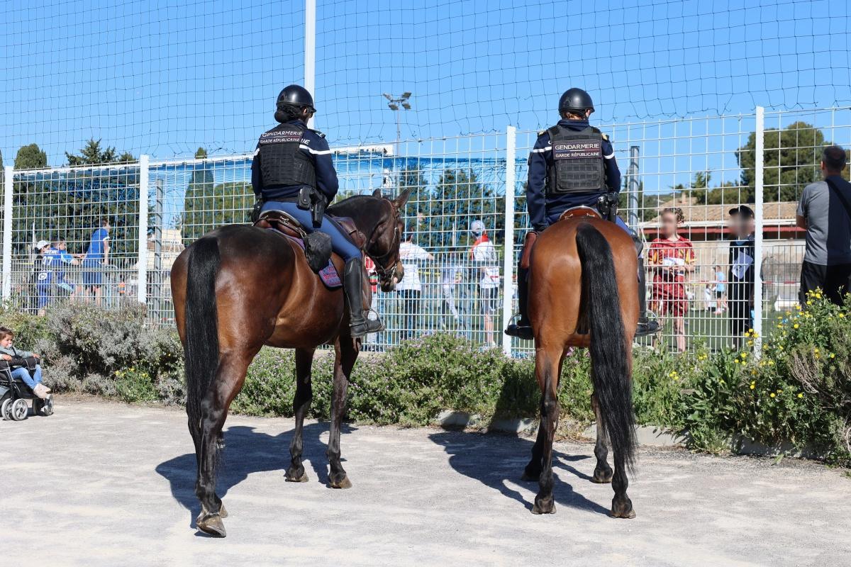 La Garde Républicaine de retour à La Fare les Oliviers