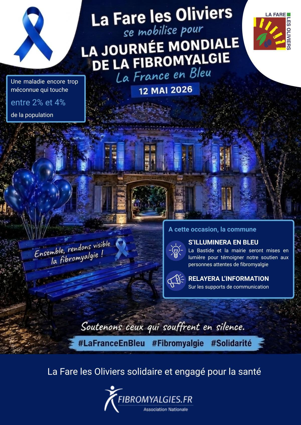 « La France en Bleu » - Journée mondiale de la fibromyalgie