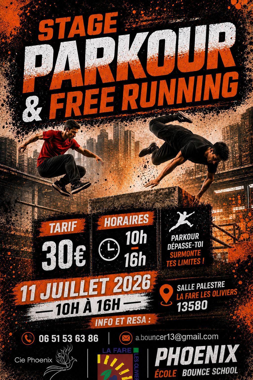 Stage parkour & free running