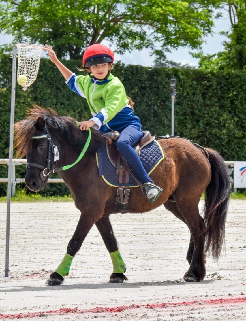 Ambre Le Masson, vice-championne de France de Poney Games