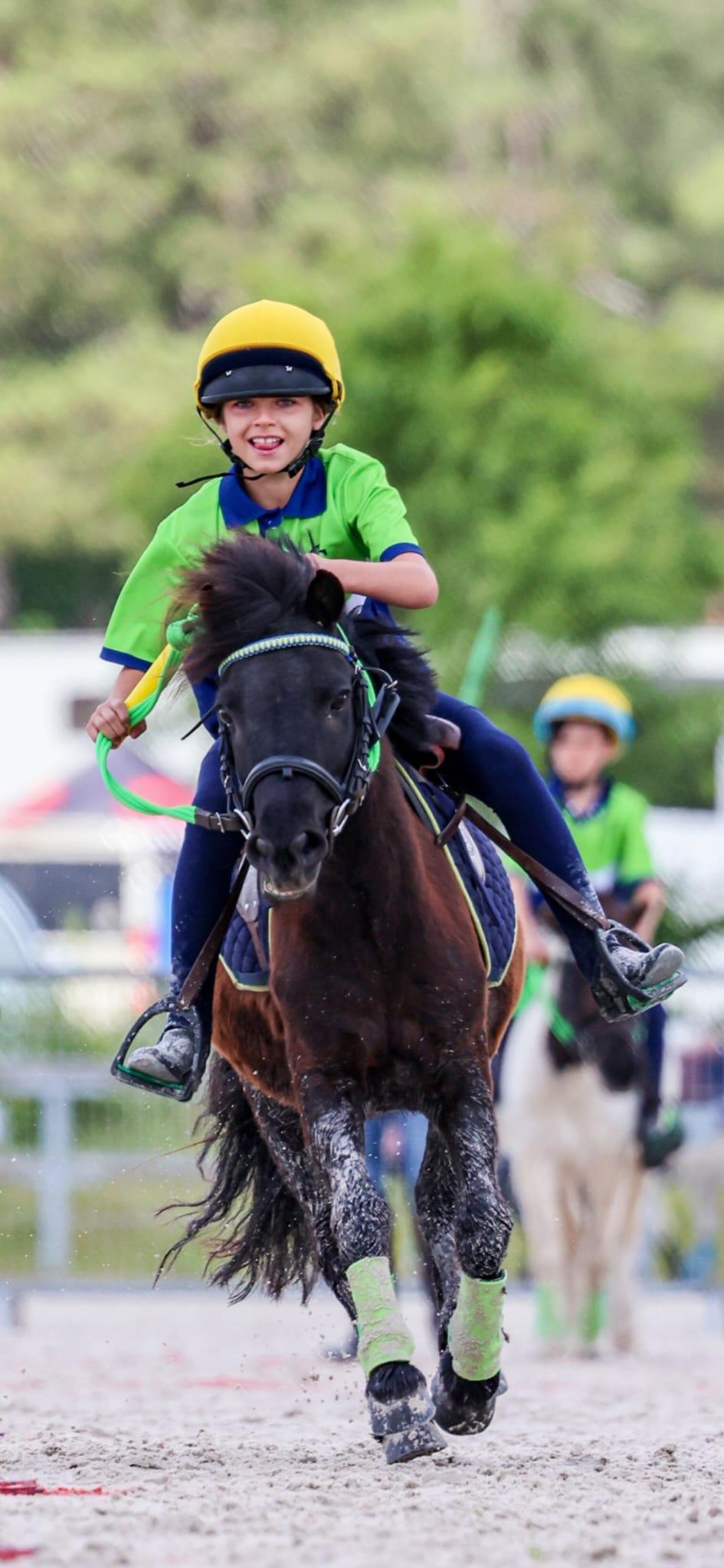 Ambre Le Masson, vice-championne de France de Poney Games