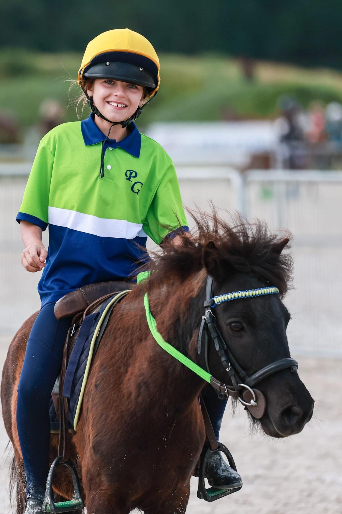 Ambre Le Masson, vice-championne de France de Poney Games