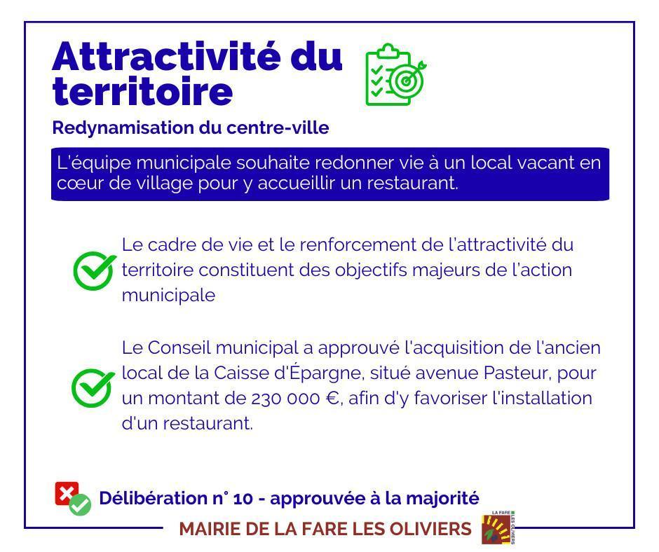 Synthèse du conseil municipal du 17 juillet