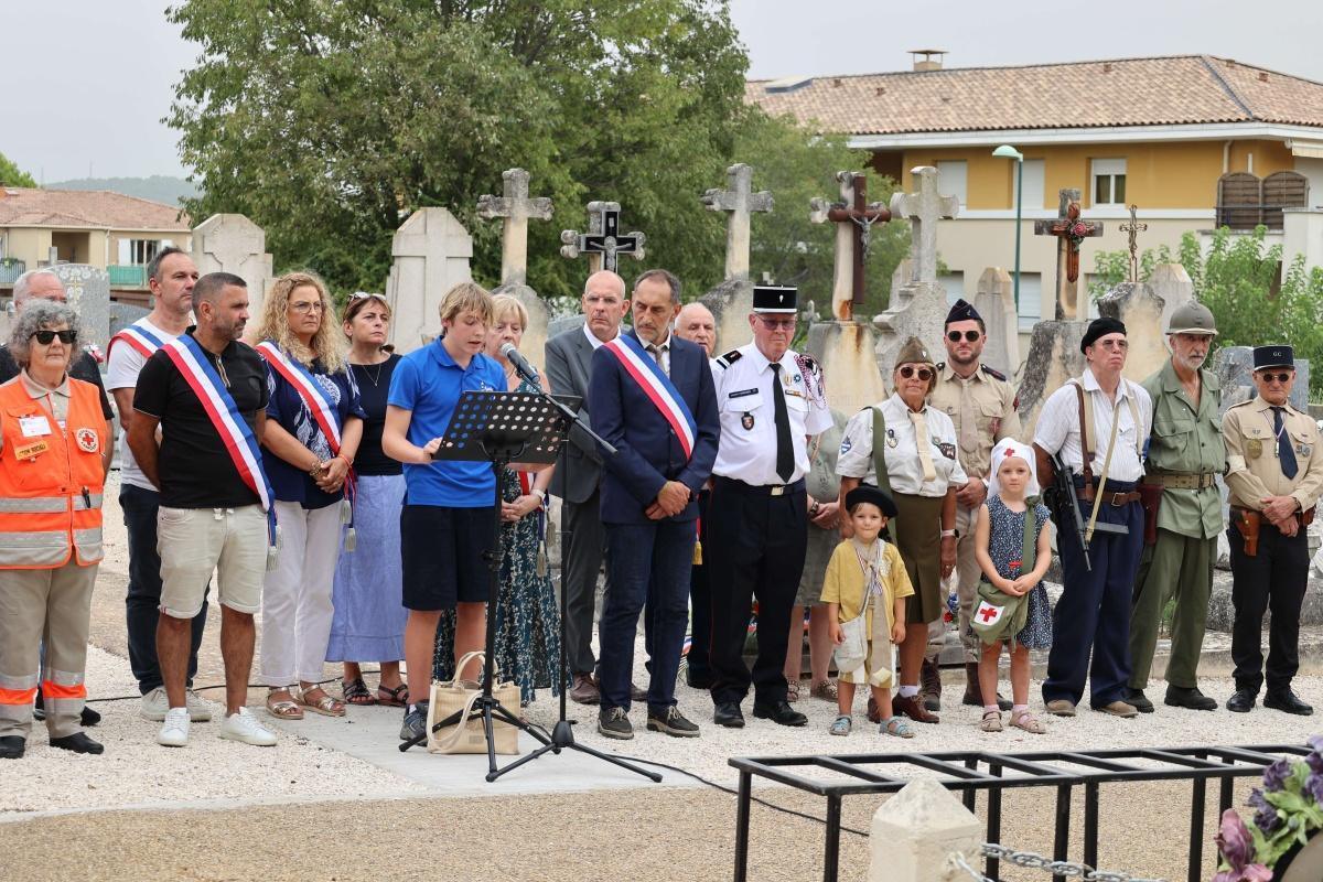 Retour en images sur la cérémonie en hommage au résistant farenc Charles Galland
