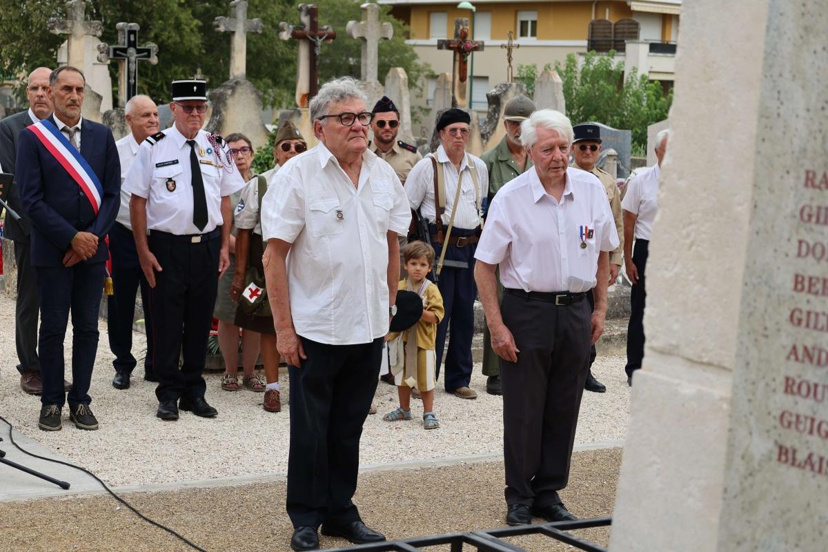 Retour en images sur la cérémonie en hommage au résistant farenc Charles Galland