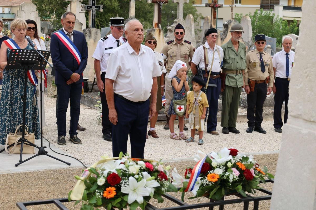 Retour en images sur la cérémonie en hommage au résistant farenc Charles Galland