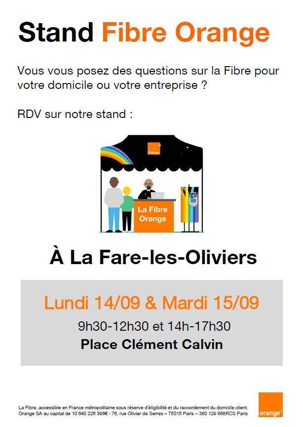 Orange sera présent pour répondre à vos questions les 14 et 15 septembre