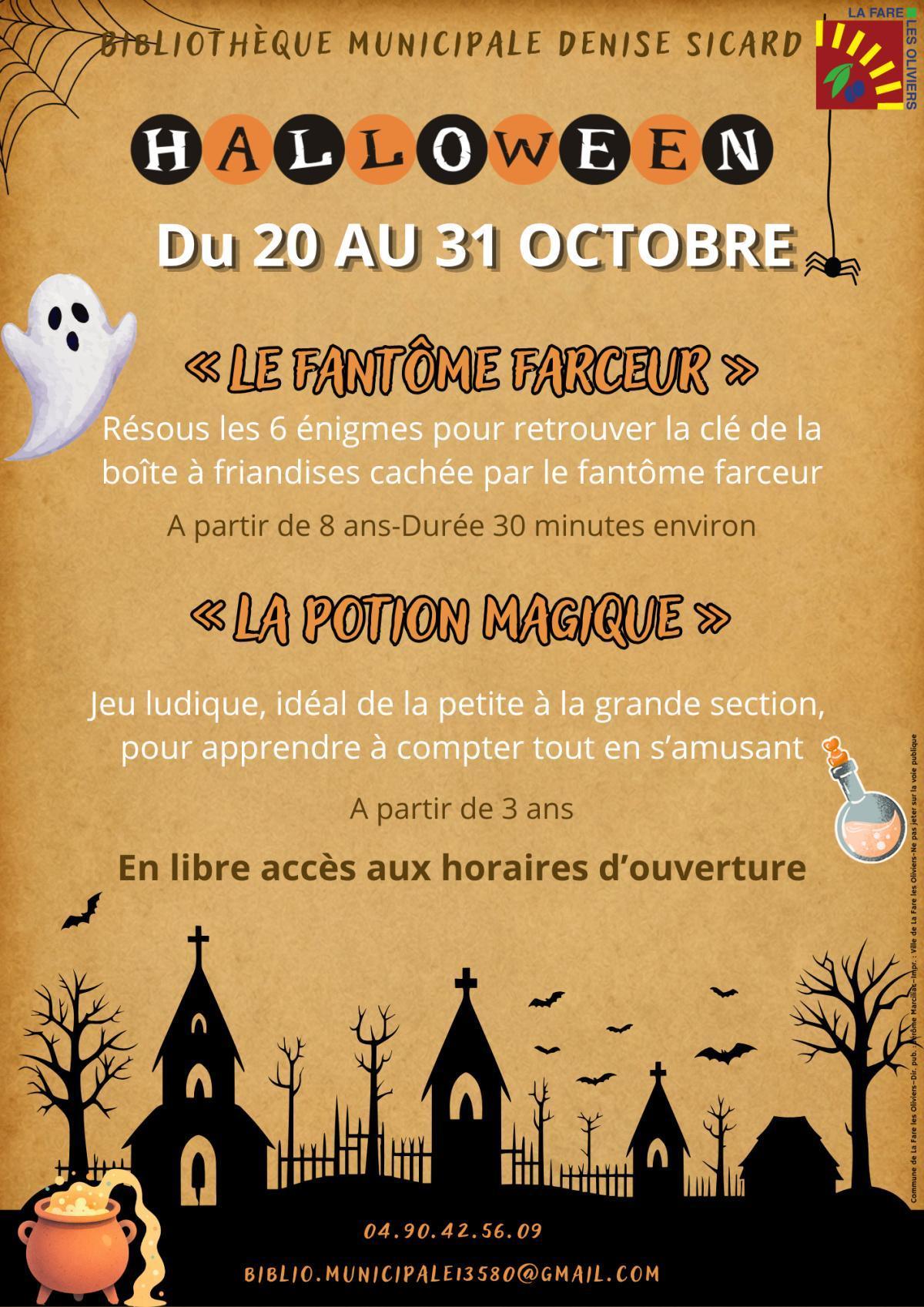 Halloween à la Bibliothèque