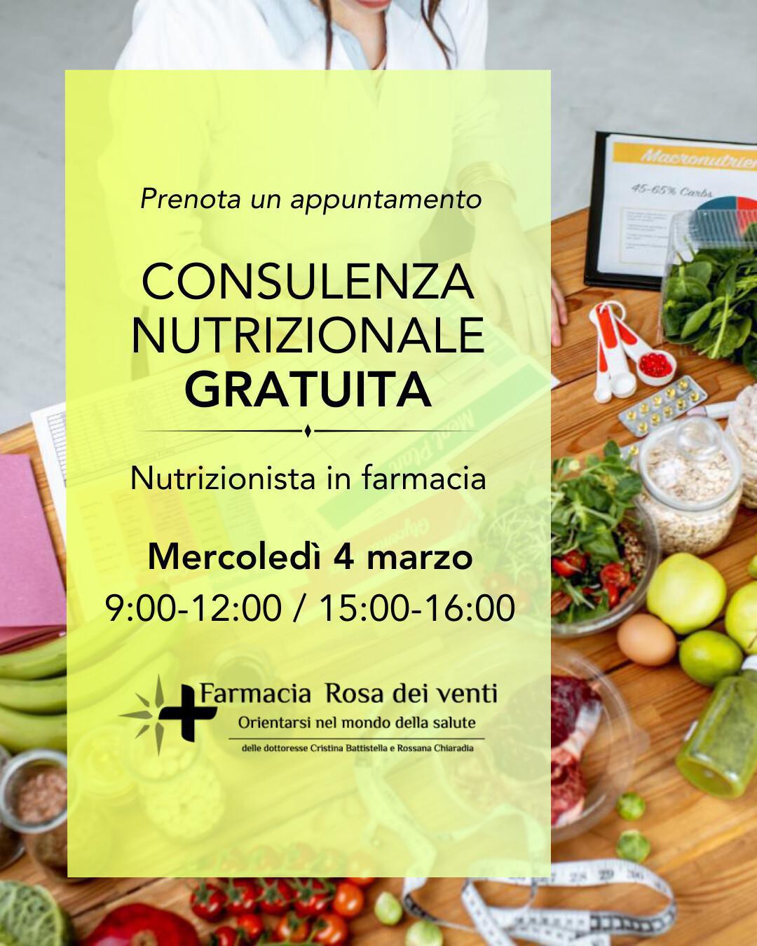 🥕 Consulenza nutrizionale