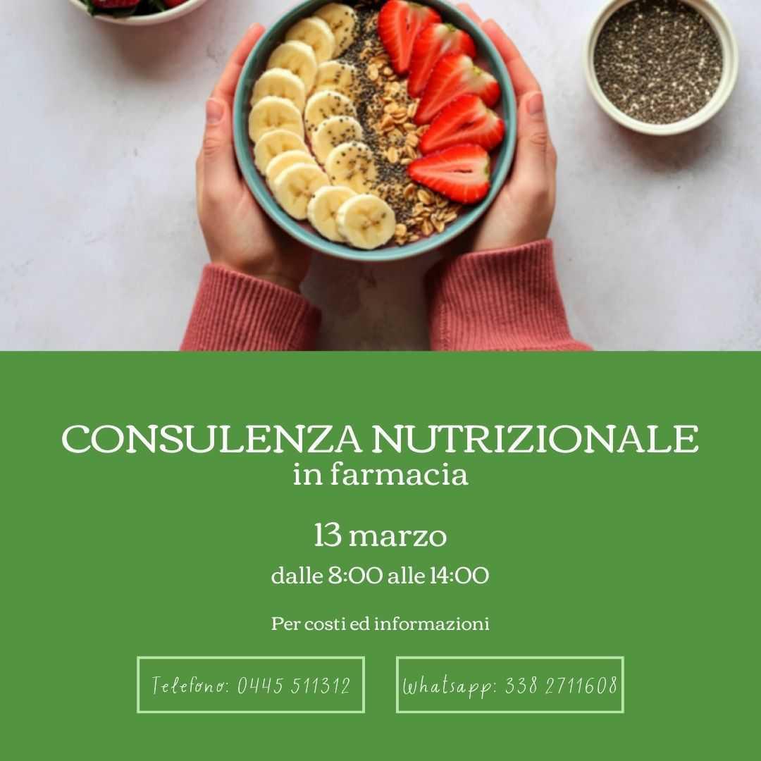 Nutrizionista in farmacia