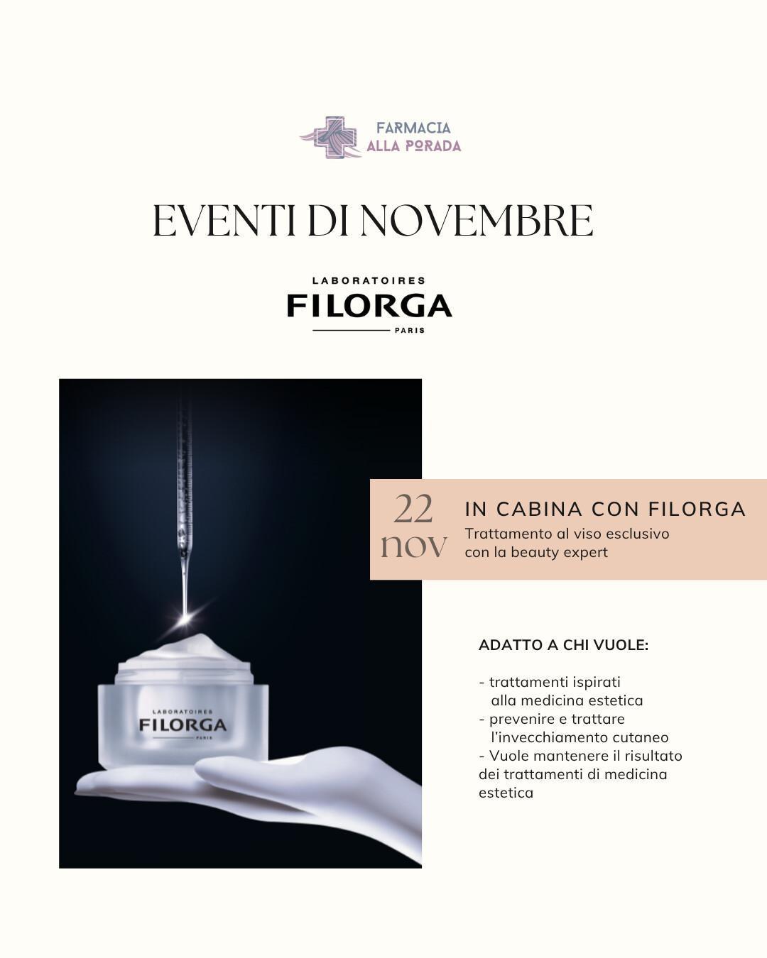 In cabina con Filorga