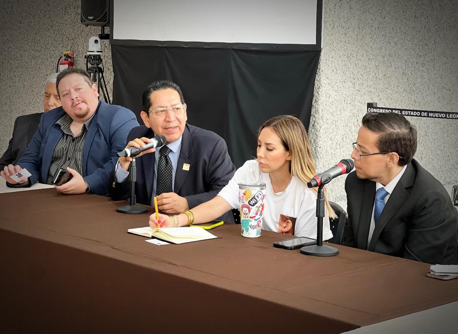 Reunion con los directivos de la Federación de Colegios Profesionales del Estado de Nuevo León