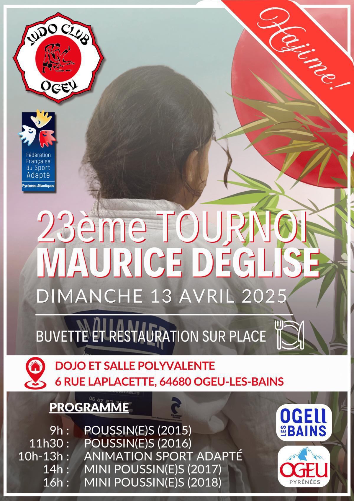 Tournoi Maurice Déglise 13/04/25 Ogeu