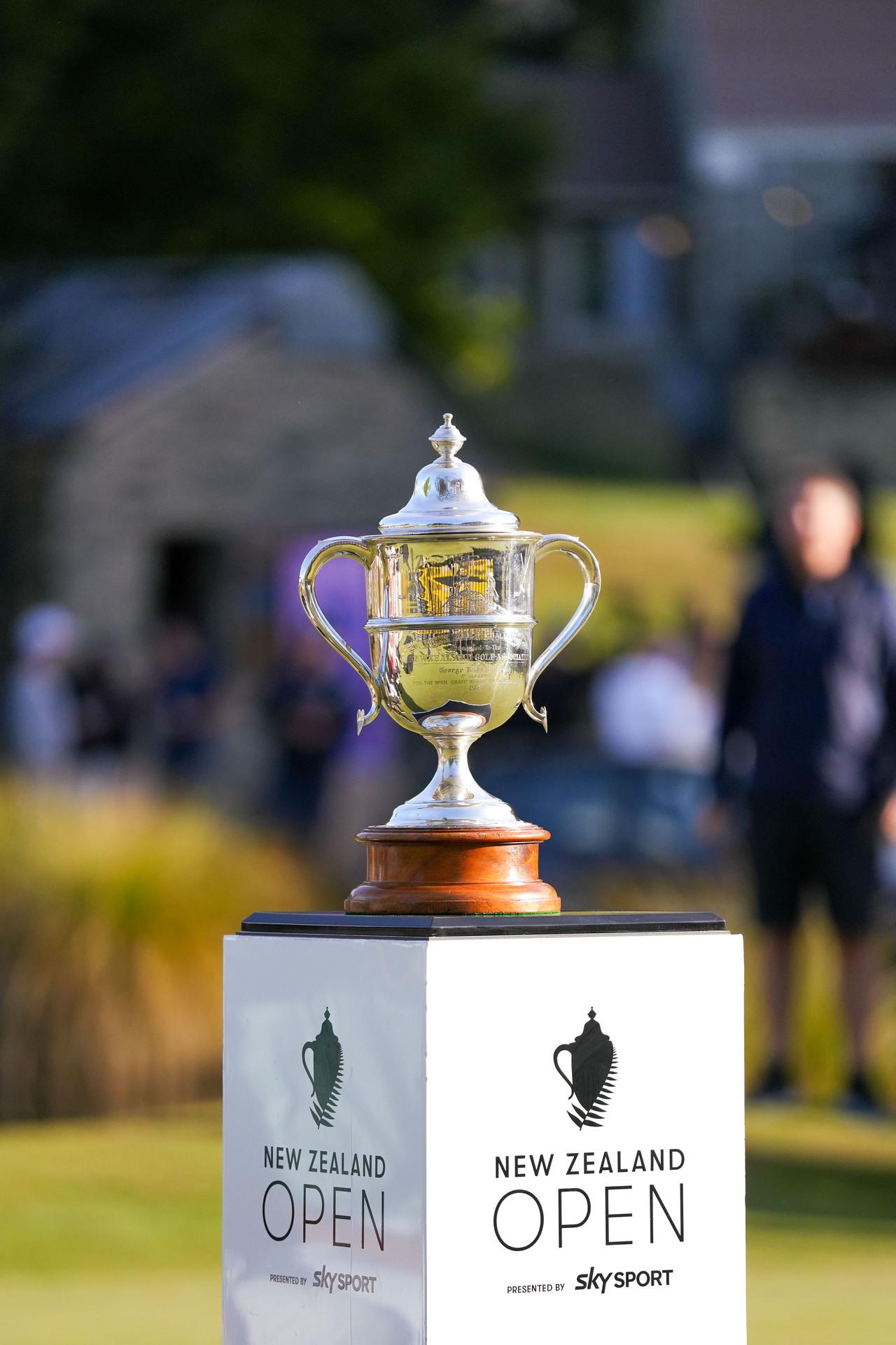 The New Zealand Open trophy