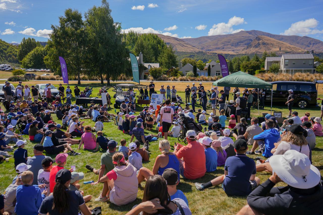 Kids at the Hyundai Futures Festival of Golf