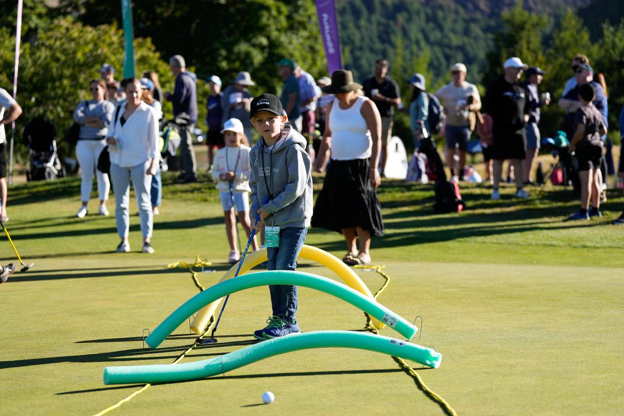 Kids at the Hyundai Futures Festival of Golf