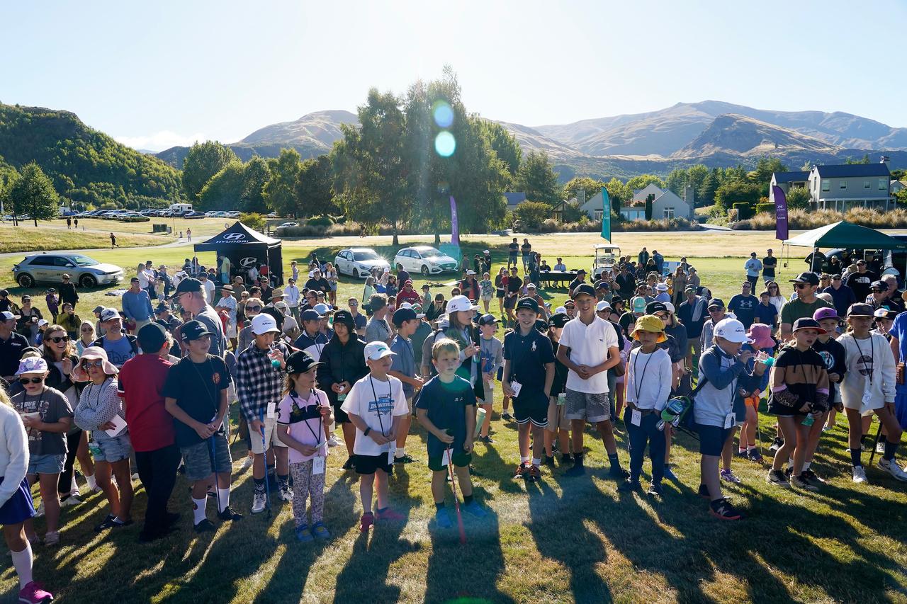 Kids at the Hyundai Futures Festival of Golf