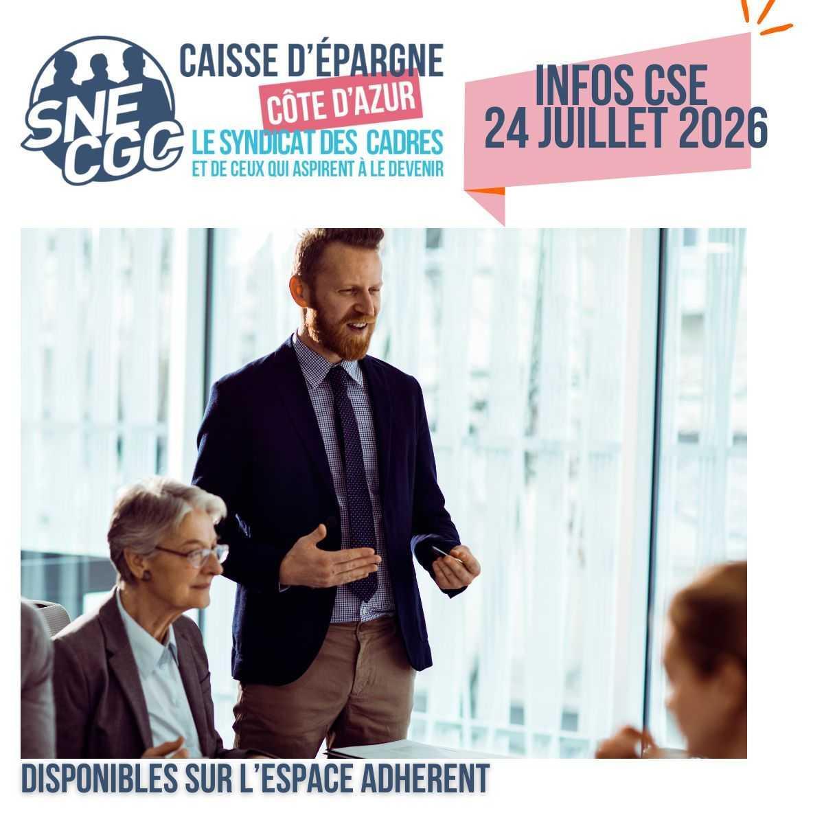 INFOS CSE du 24 Juillet 2026