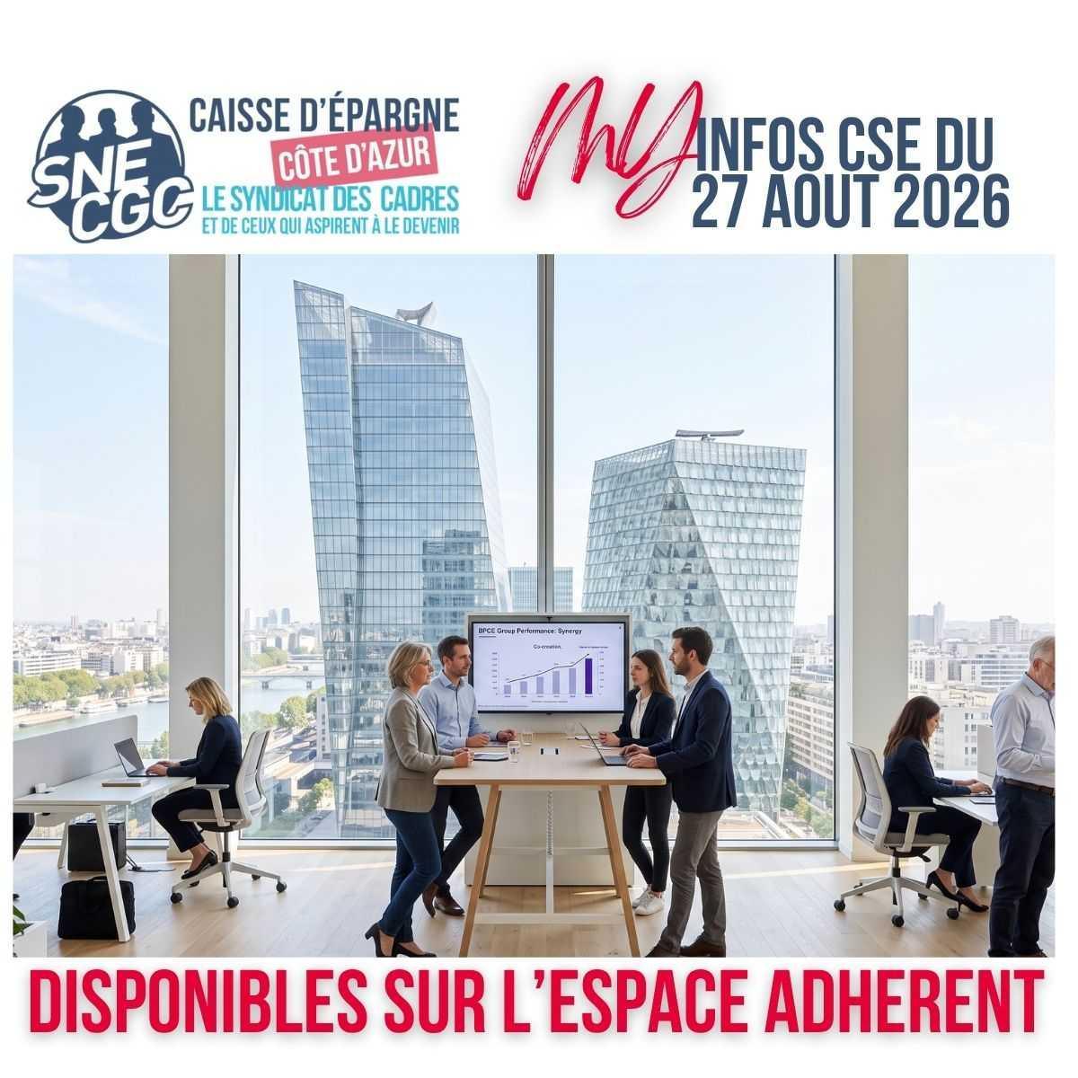 INFOS CSE du 27 Août 2026
