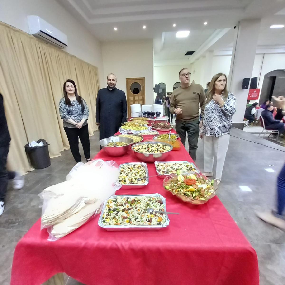 الرياضة الروحية و العشاء التقشفي 