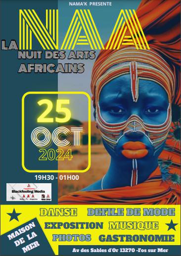 la nuit des arts africains le 25 oct à fos sur mer