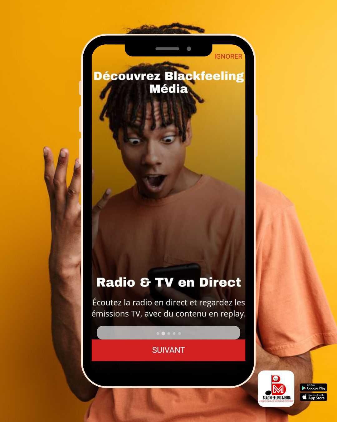 Découvrez Blackfeeling Media : L'application incontournable pour l'actualité afro caraïbéenne 