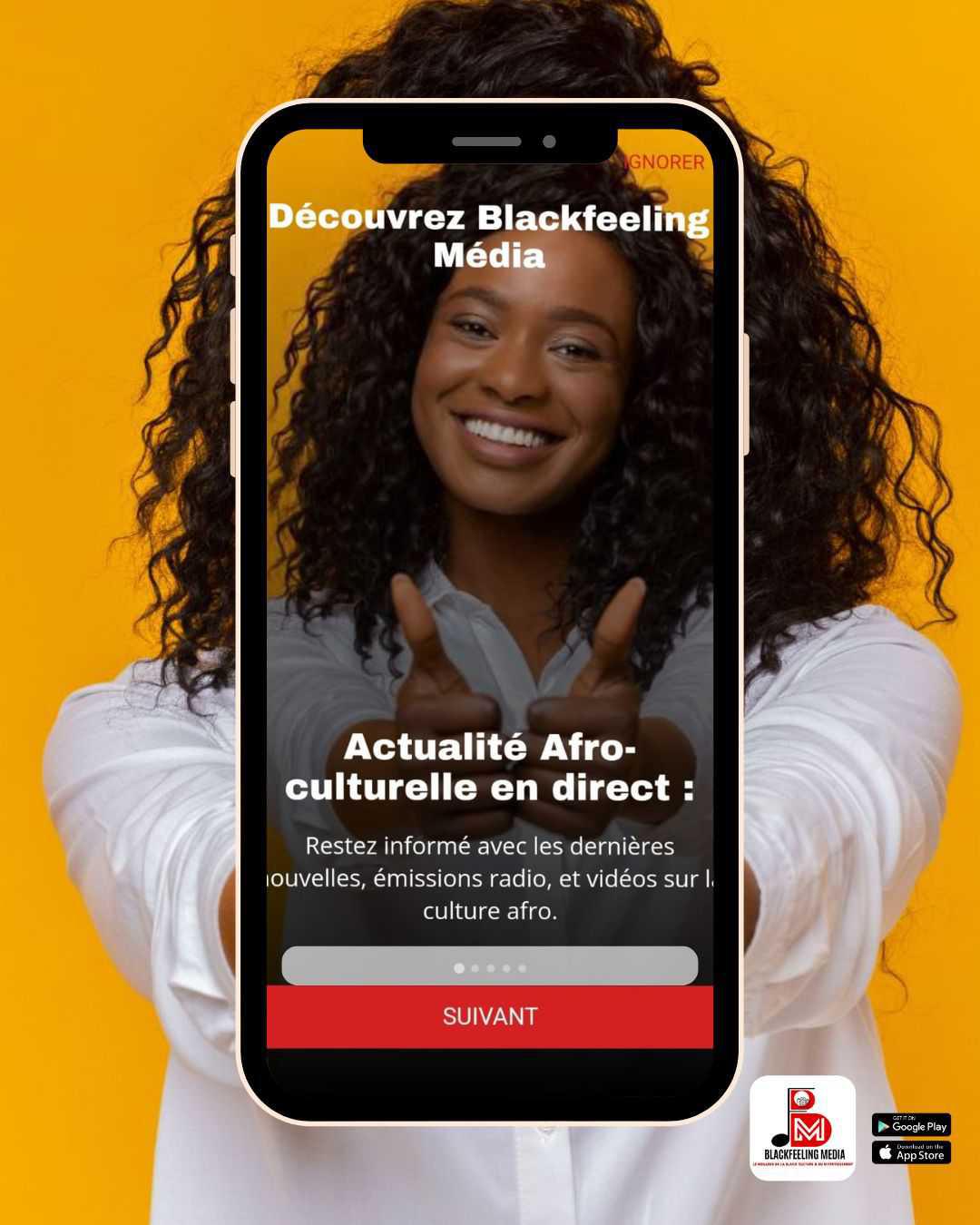 Découvrez Blackfeeling Media : L'application incontournable pour l'actualité afro caraïbéenne 