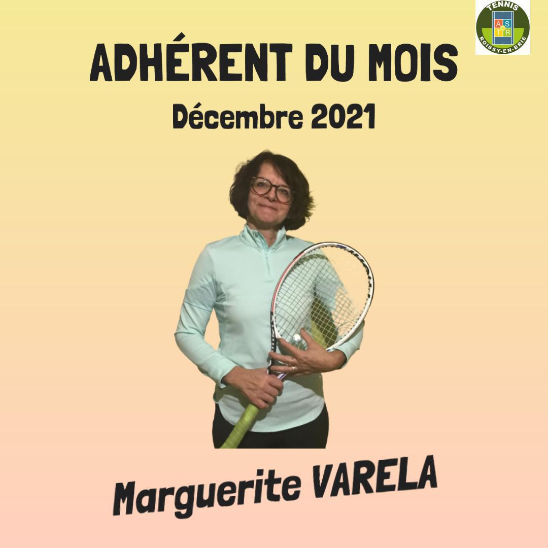 Adhérent du mois - Décembre 2021