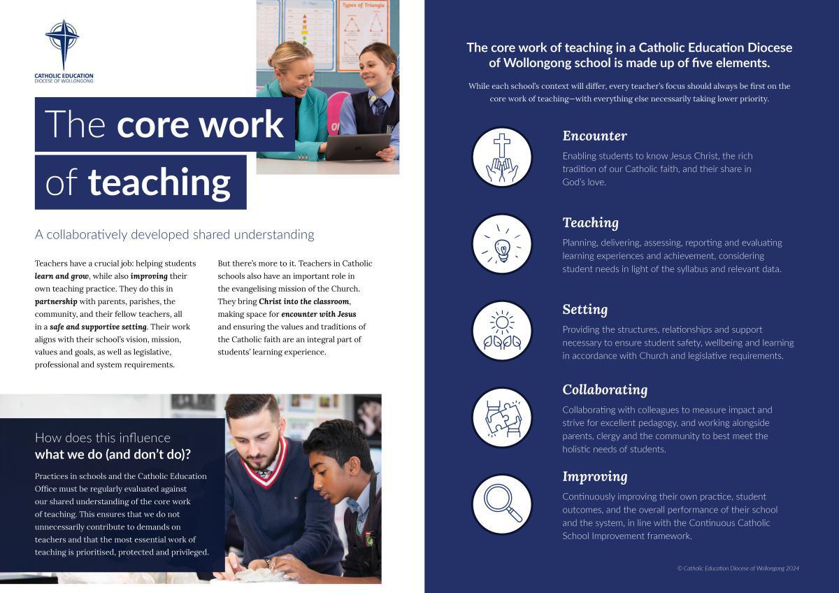 Prioritising the core work of teaching